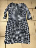 Blauw / wit / zwarte jurk - JBC Maat 42, Ophalen of Verzenden, Zo goed als nieuw, Blauw