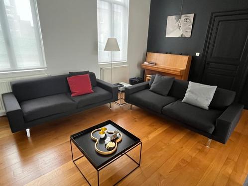 2 sofa's mdf italia Jill, Huis en Inrichting, Zetels | Zetels, Zo goed als nieuw, Rechte bank, Tweepersoons, 150 tot 200 cm, 75 tot 100 cm