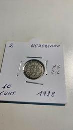 Nederland 10 cent 1928 zilver, Enlèvement ou Envoi, Argent, 10 centimes