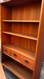 Uniek Deens design boekenrek, teak, Huis en Inrichting, Ophalen, Gebruikt, Teakhout, 50 tot 100 cm