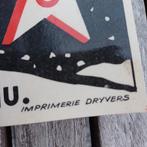 Kerstposter Brasserie du Faleau Chatelineau, Ophalen of Verzenden, Verpakking