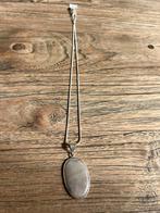 Collier en argent Jasper (925), Argent, Envoi, Avec pendentif, Gris