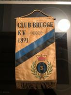 Club Brugge oude voetbal vaandel vintage antiek, Diversen, Vlaggen en Wimpels, Ophalen