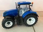 Bruder tractor New Holland blauw + Joskin kieptrailer, Ophalen, Gebruikt