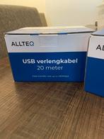 ALLTEQ USB verlengkabel 20m m/f met versterker, Nieuw, Ophalen of Verzenden
