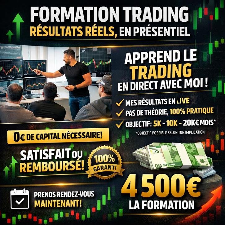La Seule Formation Trading en Présentiel avec Résultats, Tickets & Billets, Événements & Festivals