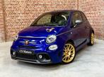 Prachtige ABARTH Scorpioneoro 1OF2000 met garantie!, Auto's, Abarth, Voorwielaandrijving, 4 zetels, Blauw, Leder en Stof