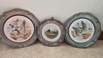 Mooie set tin met limoge, Antiek en Kunst, Ophalen of Verzenden