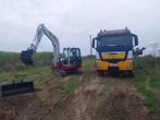 Graafmachine met vrachtwagen te koop, Zakelijke goederen, Machines en Bouw | Kranen en Graafmachines, Ophalen of Verzenden, Graafmachine