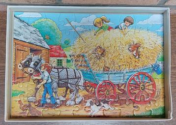 2 MB puzzels - Boerderij - Tweety & Sylvester - Als nieuw beschikbaar voor biedingen