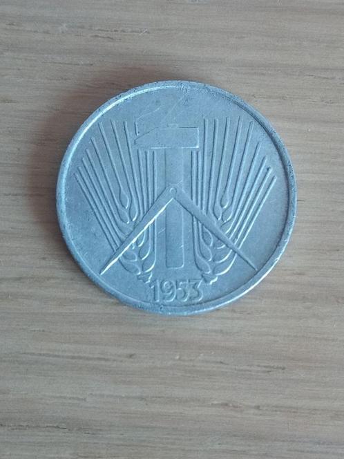 DDR 1 Pfennig 1953 A - Duitsland, Postzegels en Munten, Munten | Europa | Niet-Euromunten, Losse munt, Duitsland, Ophalen of Verzenden
