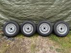 Wielen met band 155r13 4x100 plaatwerk, Ophalen, Velg(en)