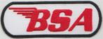 BSA stoffen opstrijk patch embleem #6, Motoren, Accessoires | Overige, Nieuw