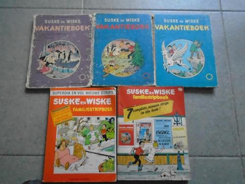5 oude vakantieboeken familiestripboeken Suske en Wiske, Boeken, Stripverhalen, Gelezen, Meerdere stripboeken, Ophalen