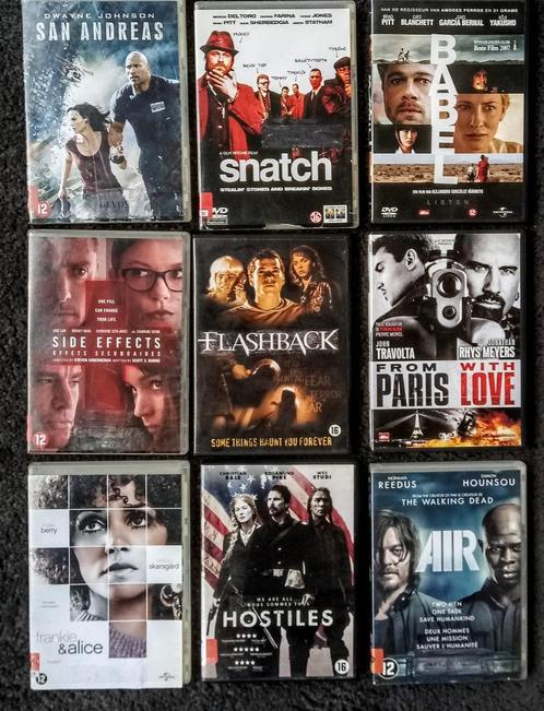 DVD, verschillende thriller, actie, avontuur 10 voor 5, Cd's en Dvd's, Dvd's | Overige Dvd's, Gebruikt, Vanaf 9 jaar, Ophalen of Verzenden