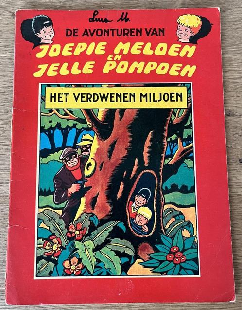 Joepie Meloen en Jelle Pompoen – 1-1e dr(1964) Strip, Boeken, Stripverhalen, Gelezen, Eén stripboek, Ophalen of Verzenden