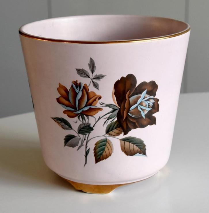 Zeldzame bloempot Flora Keramiek Gouda, Antiek en Kunst, Antiek | Keramiek en Aardewerk, Ophalen