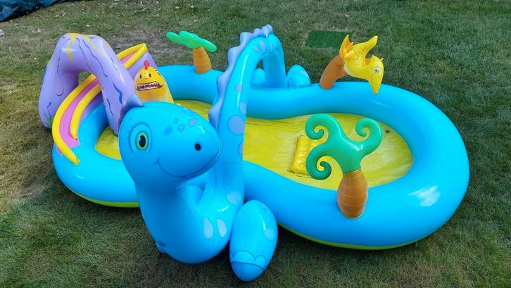 Intex opblaasbaar speel zwembad, Kinderen en Baby's, Speelgoed | Buiten | Opblaasfiguren, Gebruikt, Ophalen