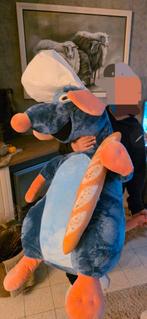 Ratatouille Giant remy met stokbrood 120cm, Kinderen en Baby's, Speelgoed | Knuffels en Pluche, Ophalen, Nieuw