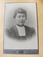 Origineel portret vrouw ca. 1900 – Otto Strub Mainz, Ophalen of Verzenden, Gebruikt