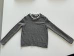 Pull en laine gris col dentelle de ZARA taille S, en perf, Comme neuf, Taille 36 (S), Enlèvement ou Envoi, Zara Woman