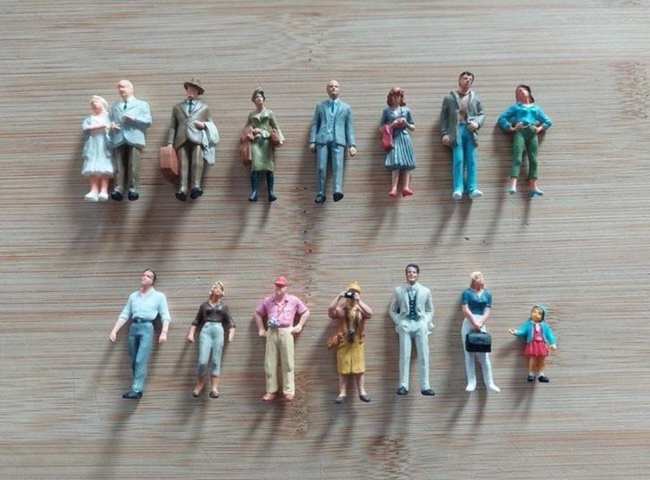 lot 1:15 miniatuurfiguren 1/43 kerstdecoratiekarakters, Hobby en Vrije tijd, Modelauto's | 1:43, Nieuw, Auto, Overige merken, Ophalen of Verzenden