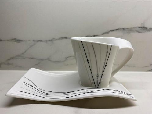 Koffieservies modern set van 6 (nieuw), Huis en Inrichting, Woonaccessoires | Schalen en Manden, Nieuw, Overige vormen, Porselein of Keramiek