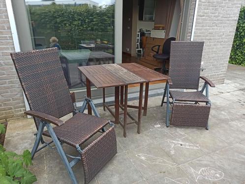 Terras tuinsetje, Tuin en Terras, Tuinsets en Loungesets, Gebruikt, Ophalen
