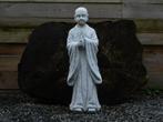Groetende Monnik - vol steen, Tuin en Terras, Ophalen of Verzenden, Steen, Mensenbeeld