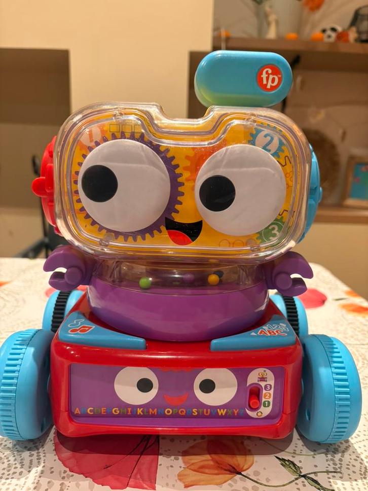 Robot évolutif interactif, Kinderen en Baby's, Speelgoed | Fisher-Price, Zo goed als nieuw, Overige typen, Met licht, Met geluid