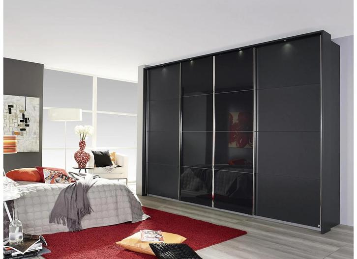 Kleerkast met schuifdeuren 315cm metaal en chroom, Huis en Inrichting, Kasten | Kleerkasten, Nieuw, 200 cm of meer, 200 cm of meer