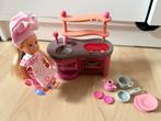 Mini keukentje Barbie, Kinderen en Baby's, Speelgoed | Poppen, Gebruikt, Ophalen of Verzenden, Barbie