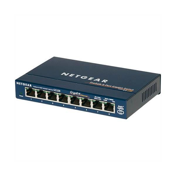 Netgear ProSafe 8 Port Gigabit Switch GS108, Computers en Software, Netwerk switches