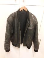 Lederen jas L, Kleding | Heren, Jassen | Winter, Ophalen, Gedragen, Maat 52/54 (L), Zwart