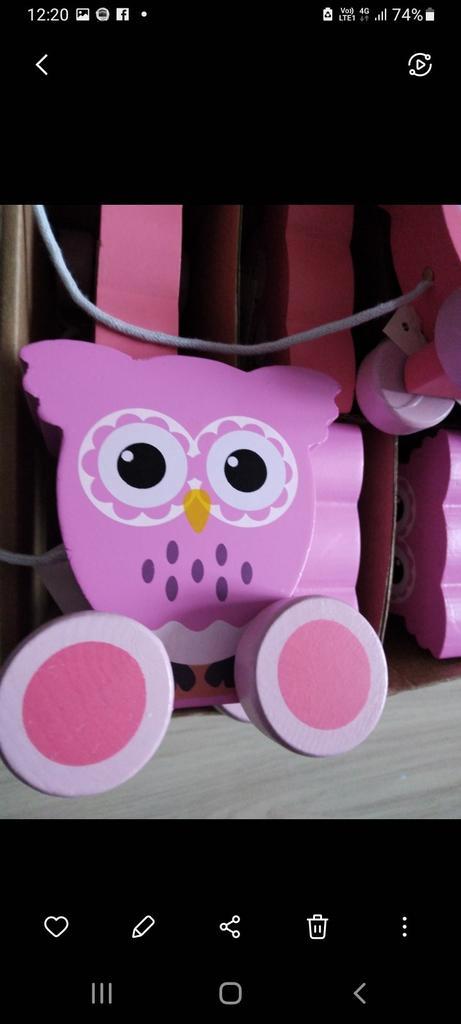 Uil trekken, Kinderen en Baby's, Speelgoed | Overig, Nieuw