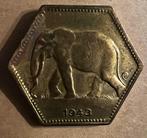 Belgisch Congo 2 frank uit 1943., Ophalen of Verzenden