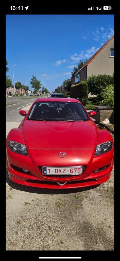 Mazda rx-8, Auto's, Mazda, Particulier, RX-8, Benzine, 4 deurs, Handgeschakeld, Rood, Overige kleuren, Leder, Onderhoudsboekje