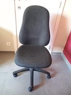 Bureaustoel donkergrijs, Ophalen, Zo goed als nieuw, Grijs, Bureaustoel