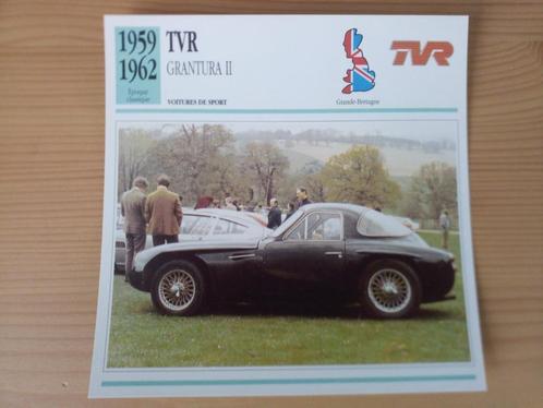 TVR - Edito Service steekkaarten auto bouwperiode 1959-1992, Verzamelen, Automerken, Motoren en Formule 1, Zo goed als nieuw, Auto's