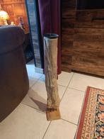 Kaarshouder staand in hout, Huis en Inrichting, Woonaccessoires | Kandelaars en Kaarsen, Ophalen, 50 tot 75 cm, Zo goed als nieuw