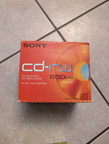SONY CD-RW NIEUWE IN VERPAKKING  beschikbaar voor biedingen
