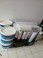 Gros lot pour tapisser rouleaux olus colles, Doe-het-zelf en Bouw, Verf, Beits en Lak, Ophalen, Nieuw, Beige