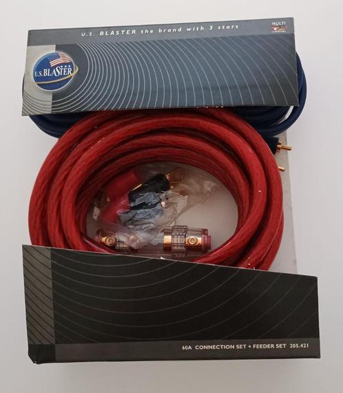 US Blaster 60A connection set + Feeder set, Auto diversen, Autospeakers, Nieuw, Ophalen of Verzenden