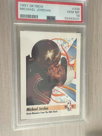 Michael Jordan psa 10 Skybox 1991 beschikbaar voor biedingen