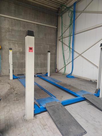 Uitlijnhefbrug 4Ton met uitlijner HUNTER DSP60 COMPLEET beschikbaar voor biedingen