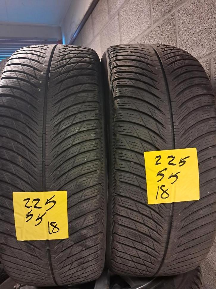 2255518 225/55/18 225/55R16 winter Michelin, Auto diversen, Autosport-onderdelen, Zo goed als nieuw, Ophalen
