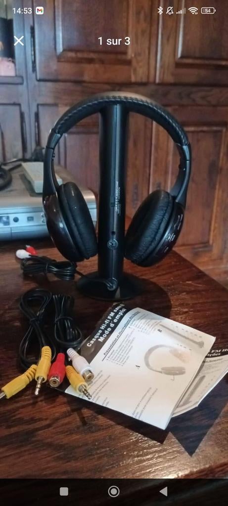 Casque sans fil, Enlèvement, Sans fil