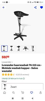 Mobiele haarwasbak, Ophalen