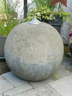 Lampe à huile extérieure boule en pierre, Tuin en Terras, Buitenverlichting, Ophalen, Gebruikt, Overige materialen, Overige typen