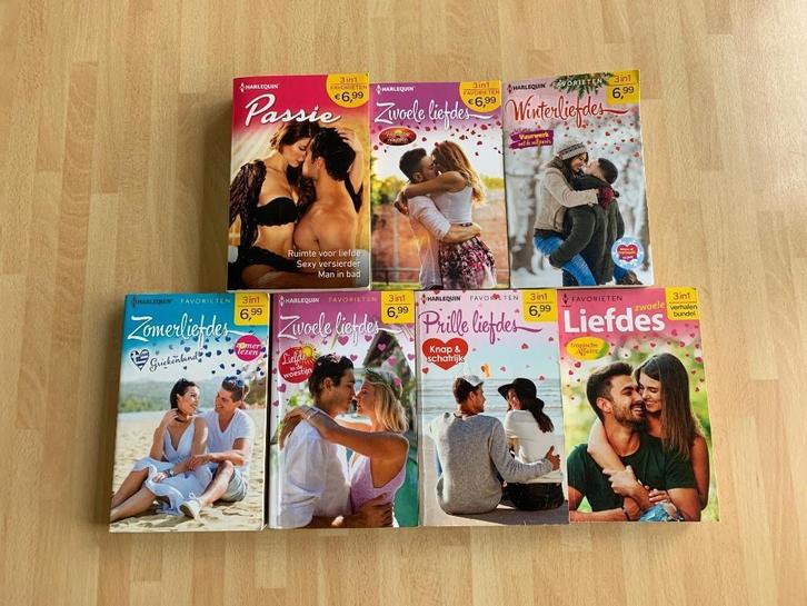 Harlequin favorieten 3 in 1 passie/liefdes vanaf €1, Boeken, Romans, Ophalen